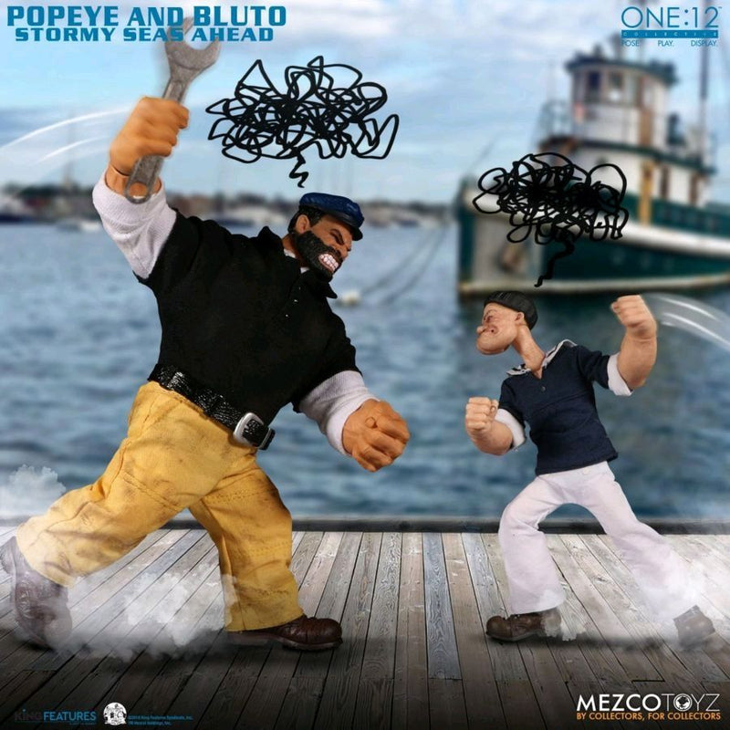 Popeye - Popeye & Bluto Stormy Seas Ahead One:12 Collective Set