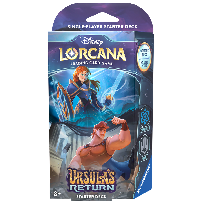 Disney Lorcana - S4 Ursula's Return Starter Deck: Sapphire & Steel