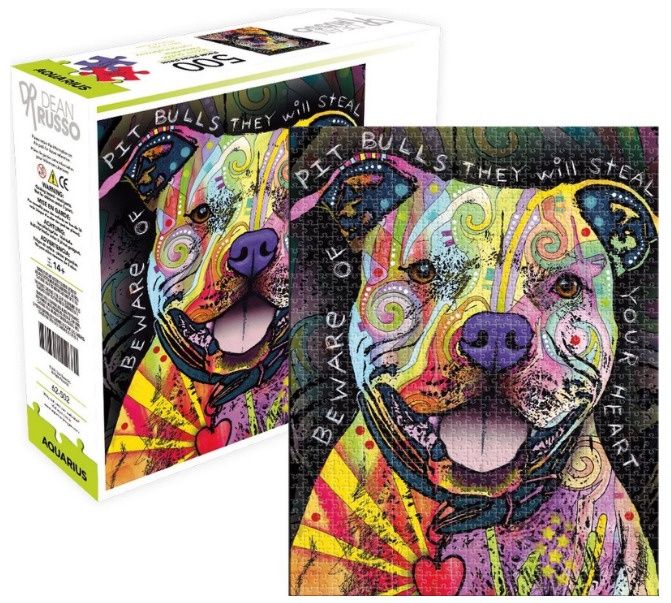 Dean Russo ‚Äì Pit Bull 500pc Aquarius Select Puzzle