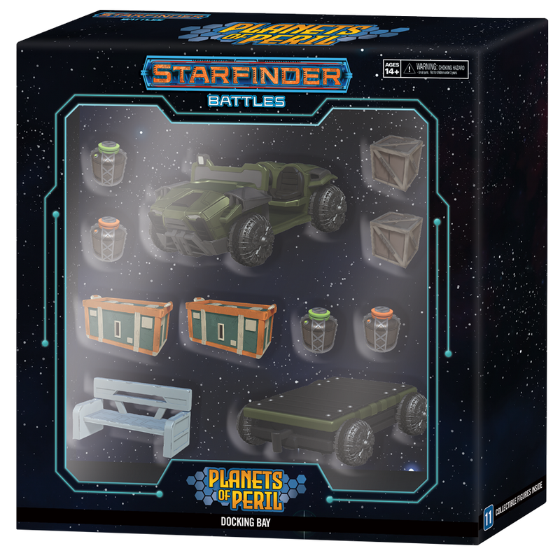 Starfinder Battles Planets of Peril Docking Bay Premium Set