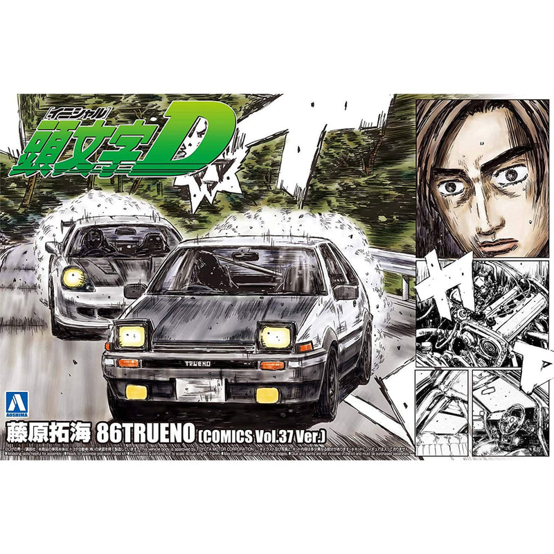 Initial D - Takumi Fujiwara's AE86 Toyota Trueno (Comics Vol.37 Ver.) 1/24 Scale Model Kit