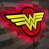 Wonder Woman - Logo Regular LED Wall Light