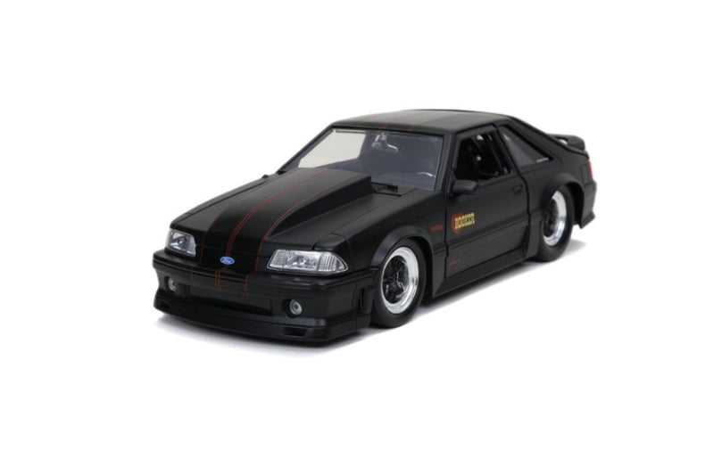 Big Time Muscle - Ford Mustang GT 1989 Black 1:24 Scale Diecast Vehicle