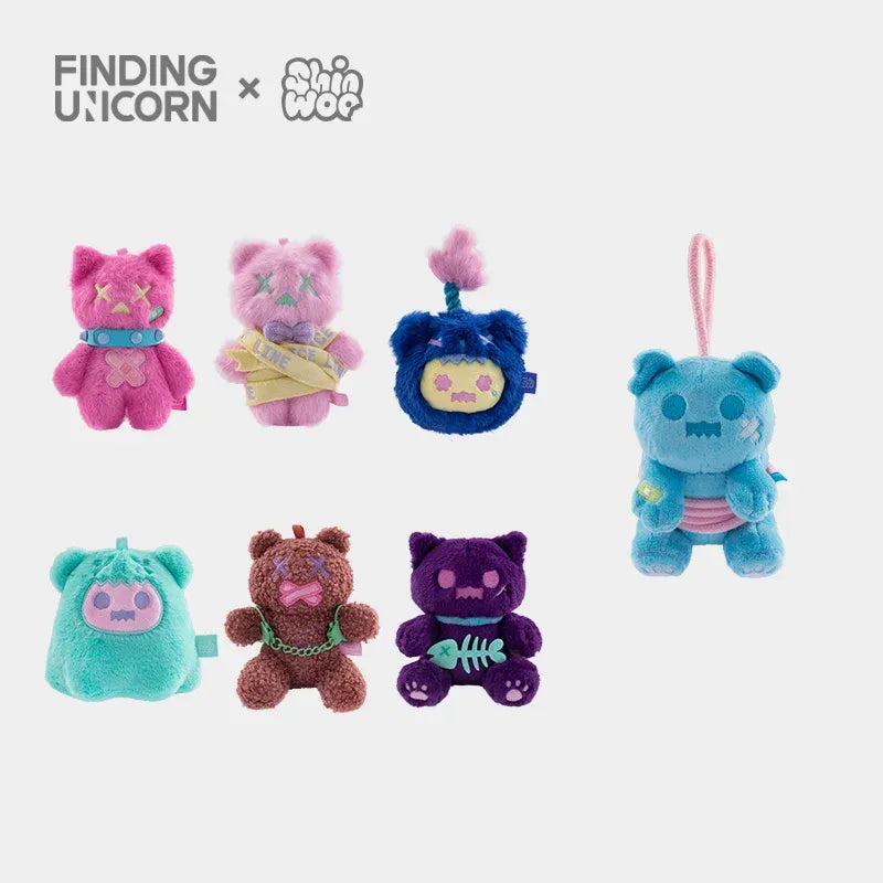 Finding Unicorn: Baddy Bear Town Series Plush Blind Box (Single)