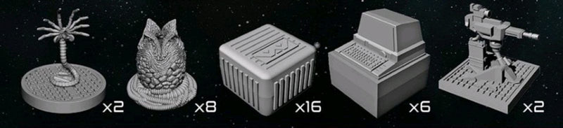 Aliens - 3D Gaming Set