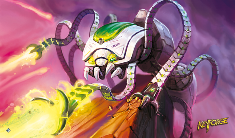 KeyForge Age of Ascension Storm Crawler Playmat