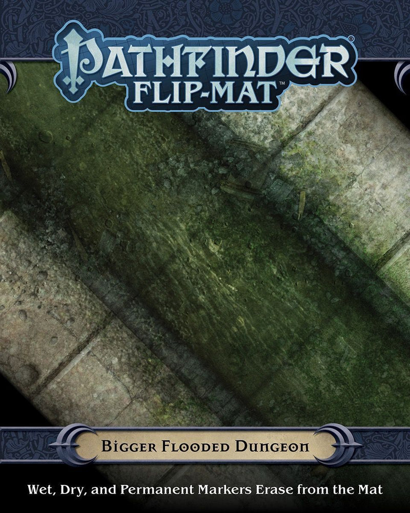 Pathfinder Accessories Flip Mat Bigger Flooded Dungeon
