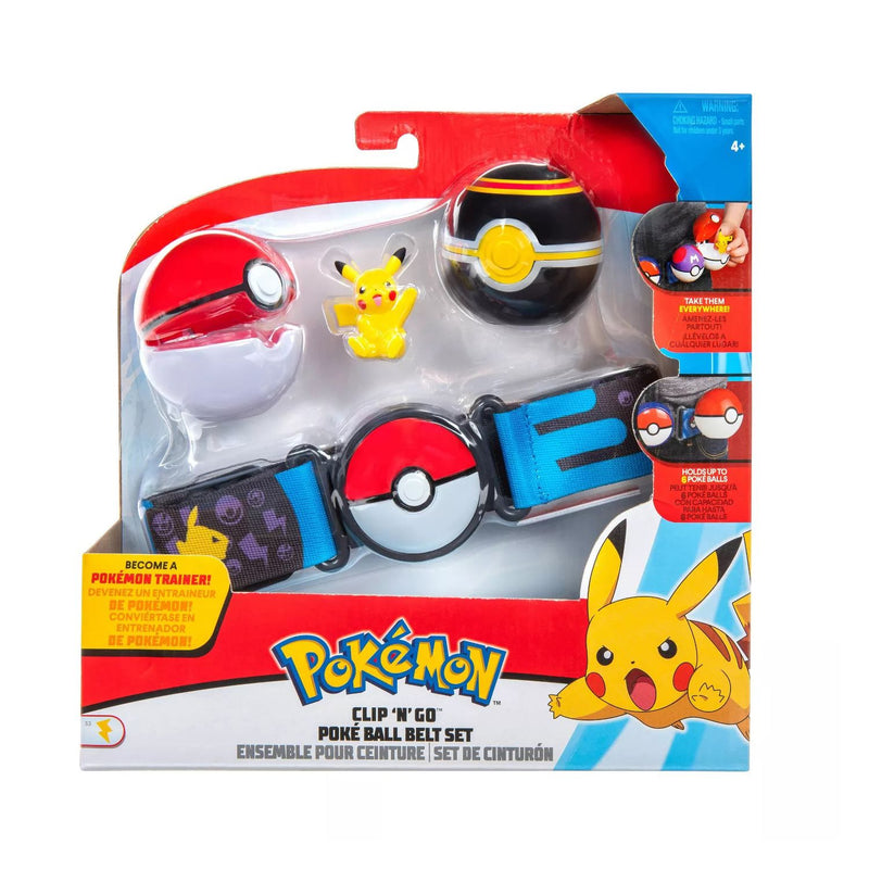 Pokemon - Clip 'N' Go Poke Ball Belt Set: Pikachu