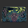 Jimi Hendrix - Psychadelic Landscape Glow Zip Purse