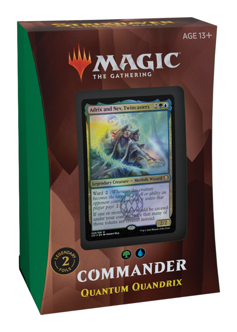 Magic: The Gathering - Strixhaven: School of Mages Quantum Quandrix Commander Deck