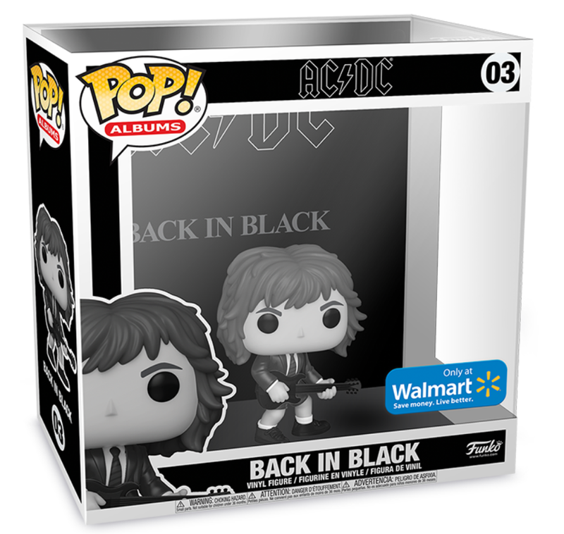 AC/DC - Back in Black Black & White US Exclusive Pop! Album