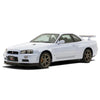 Nissan R34 Skyline GT-R 1/32 Snap Model Kit (White)