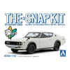 Nissan C110 Skyline GT-R 1/32 Snap Model Kit (White)