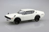 Nissan C110 Skyline GT-R 1/32 Snap Model Kit (White)