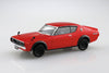 Nissan C110 Skyline GT-R 1/32 Snap Model Kit (Red)