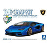 Lamborghini Countach LPI 800-41/32 Snap Model Kit (Metallic Blue)