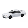 Nissan R32 Skyline GT-R Custom Wheel 1/32 Snap Model Kit (Crystal White)
