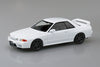 Nissan R32 Skyline GT-R Custom Wheel 1/32 Snap Model Kit (Crystal White)