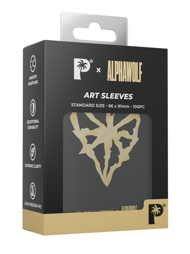 Palms Off: Artist Series Deck Sleeves (100pc) – Alpha Wolf