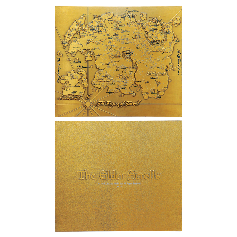 The Elder Scrolls - Limited Edition Metal Map of Tamriel