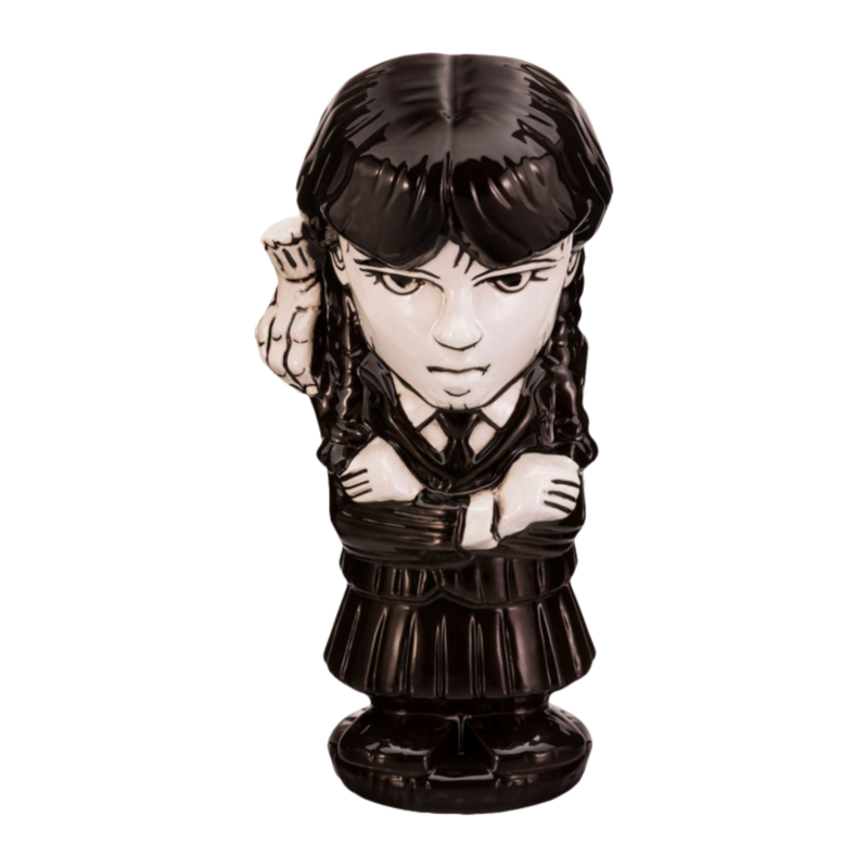 Wednesday (TV) - Wednesday Addams with Thing Geeki Tikis Mug