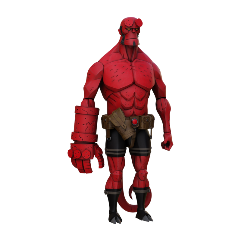 Hellboy - Hellboy (Box Full of Evil)  1/12 Scale Action Figure (Wave 1)