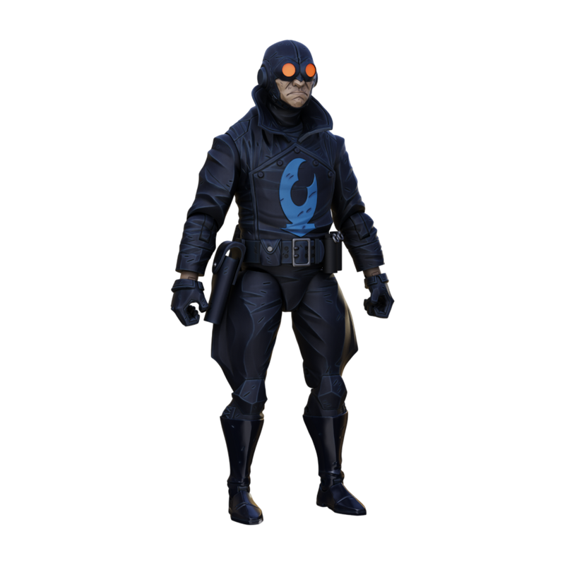 Hellboy - Lobster Johnson (The Iron Prometheus) 1/12 Scale Action Figure (Wave 1)