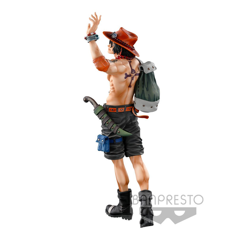 One Piece - Banpresto World Figure Colosseum 3 Super Master Stars Piece Portgas.D.Ace Figure (The Brush Ver.)