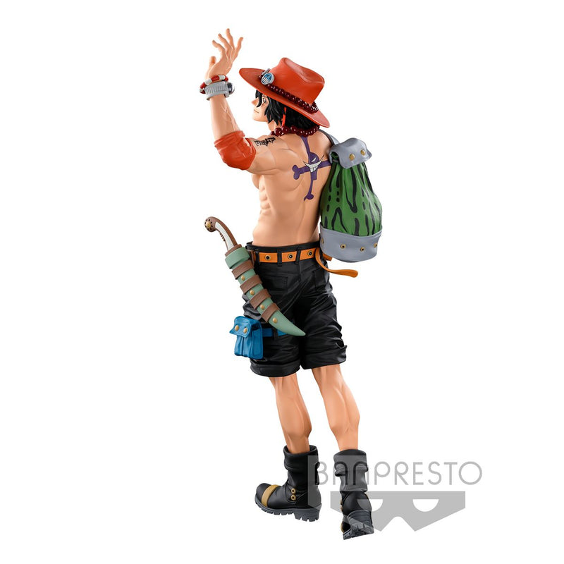 One Piece - Banpresto World Figure Colosseum 3 Super Master Stars Piece Portgas.D.Ace Figure (The Original Ver.)