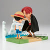 One Piece - World Collectable Figure Log Stories: Monkey D. Luffy & Shanks Figure