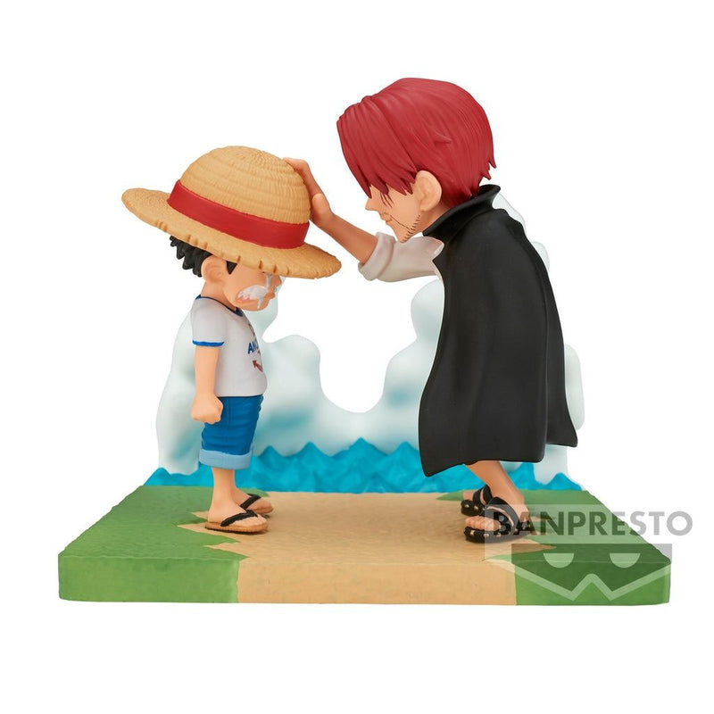 One Piece - World Collectable Figure Log Stories: Monkey D. Luffy & Shanks Figure