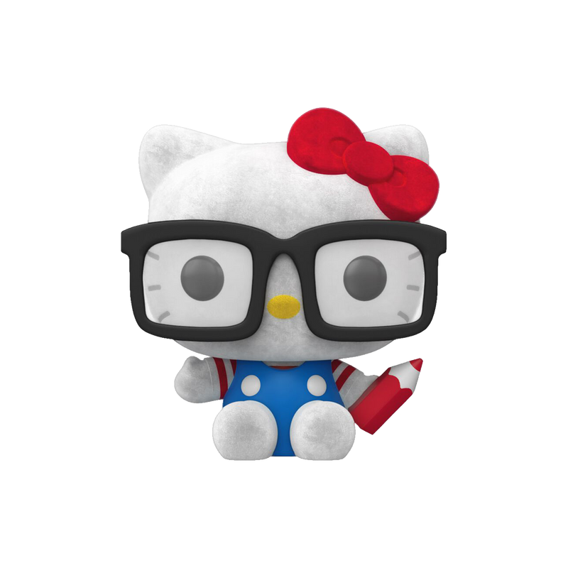 Hello Kitty - Hello Kitty Nerd Flocked (US Exclusive) Pop! Vinyl Figure