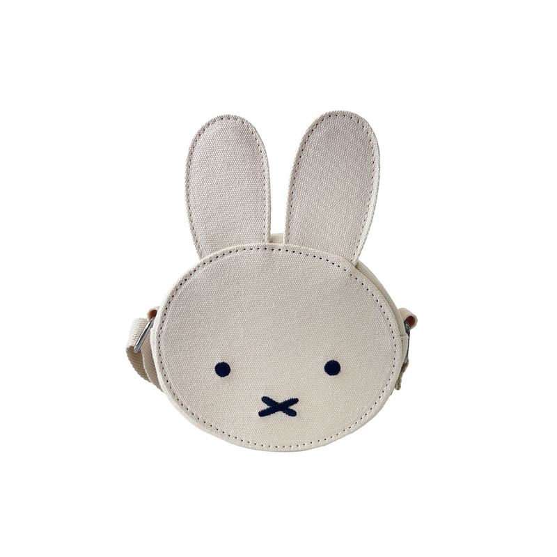 Engelite: Miffy - Canvas Crossbody Bag- Offwhite