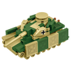 World War 2 - Panzer IV Ausf.j (130 Piece Kit)