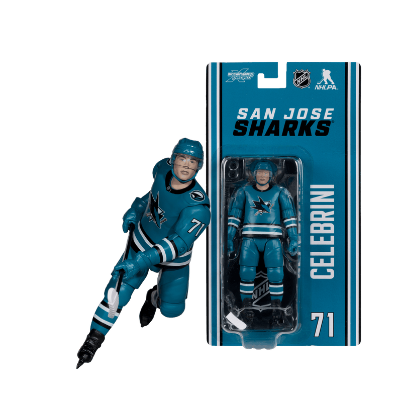 NHL - Macklin Celebrini (San Jose Sharks) 6 Inch Articulated Figure