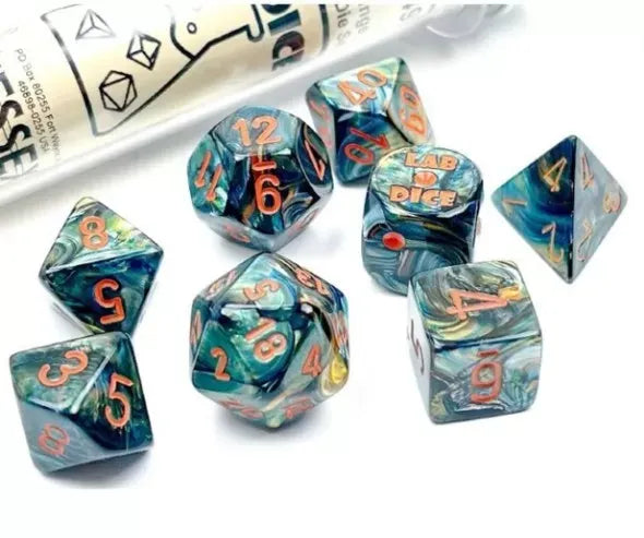 Chessex – Lustrous Polyhedral Alpestris/Orange
