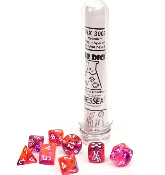 Chessex – Nebula Polyhedral Black Light Special