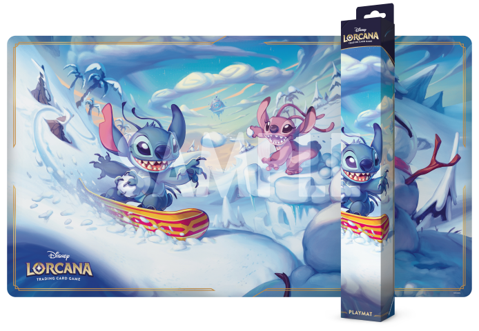 Disney Lorcana - S14 Hyperia City Playmat - Stitch & Friends