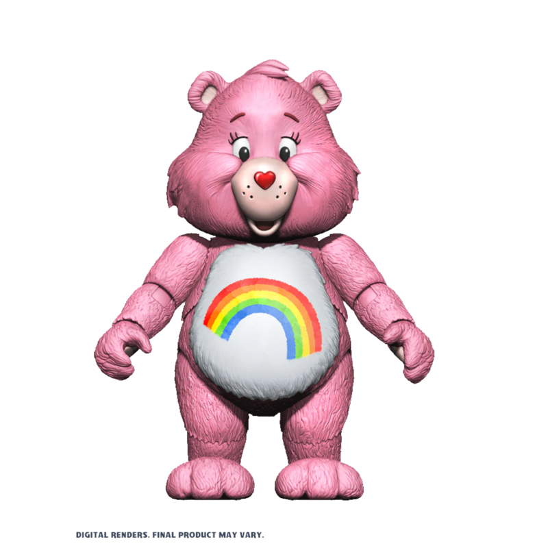 Care Bears - Cheer Bear 4.5 Inch Action Figure