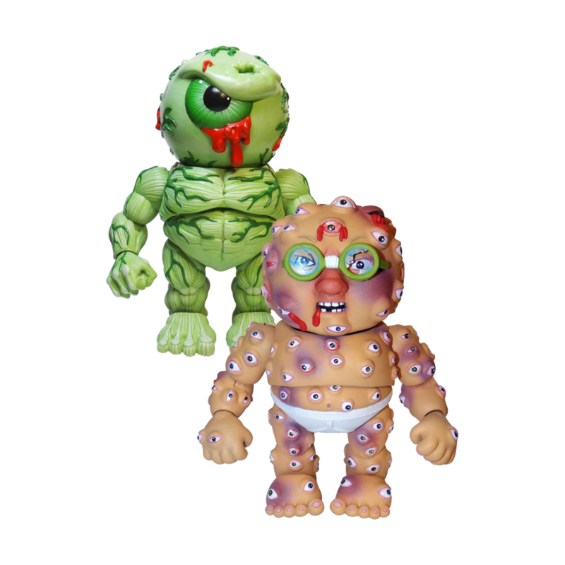 Madballs vs Garbage Pail Kids - Starin Darren vs Oculus Orbus Action Figure Set