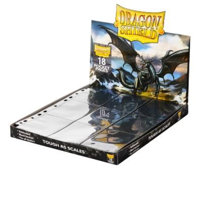 Dragon Shield 18 Pocket Pages (Black)