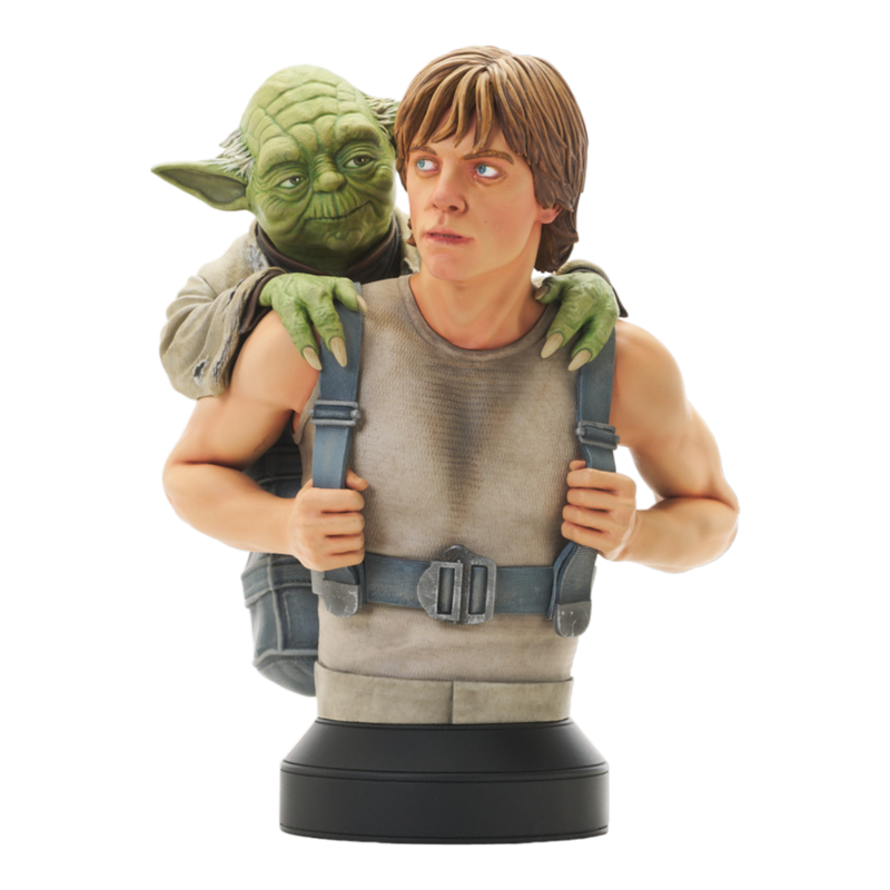 Star Wars: The Empire Strikes Back -Luke Skywalker with Yoda 1/6 Scale Mini Bust