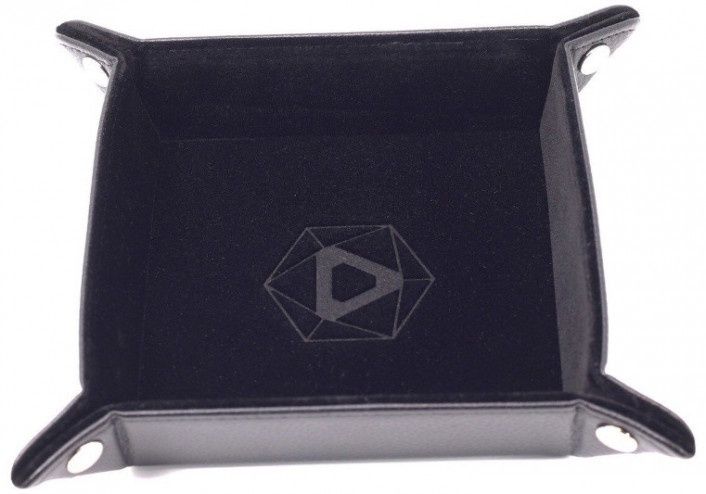 Die Hard Dice Folding Square Tray - Black Velvet