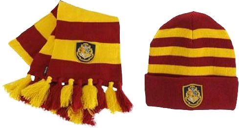 Harry Potter - Hogwarts Knit Hat & Scarf