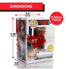 EVORETRO: Funko Pop! Protector  4 Inch (.4mm) Red Blood with Bullet Holes