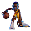NBA - LeBron James (Lakers - Gold Uniform) Limited Edition 12 Inch Vinyl Figure
