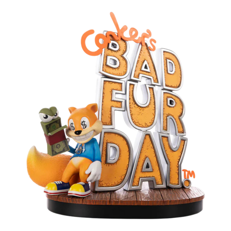 Conkers Bad Fur Day - Game Cover (Exclusive Edition) Resin Statue