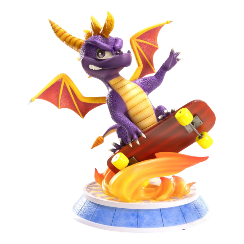 Spyro: Year Of The Dragon - Skateboard Statue