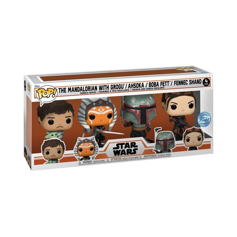 Star Wars: The Mandalorian - US Exclusive Pop! Vinyl 4 Pack