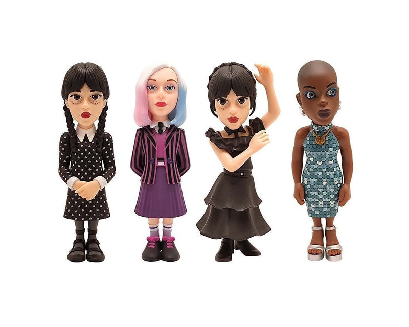 Wednesday - Wednesday Addams 7cm Minix Vinyl Figure 4 Pack